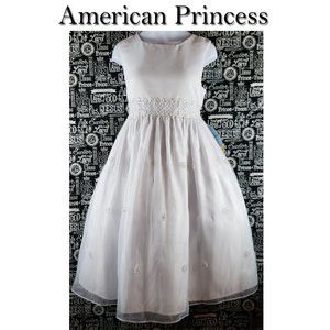 American Princess White Dress NWT 14 1/2